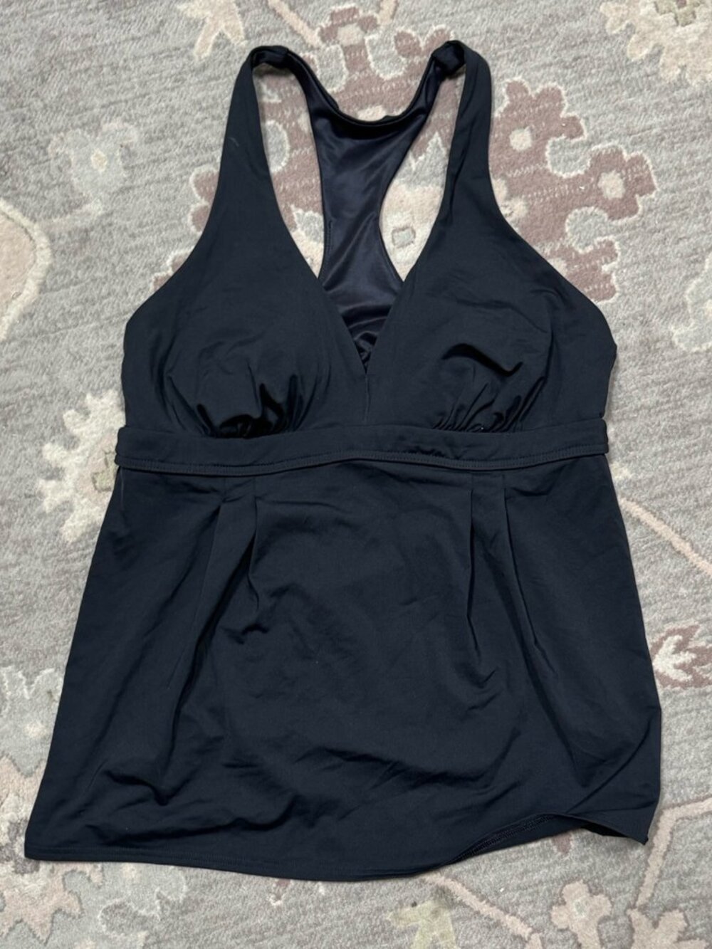 Lands' End - Padded Wireless Swing Tankini - Size 12
